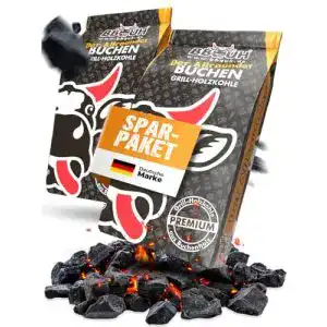 Grillkohle Brennholz-Moser Holzkohle Buche für BBQ, groß, 20kg