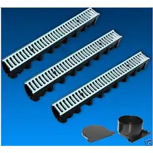 Entwässerungsrinne Capricorn Garagenset 3 Meter Komplett SET