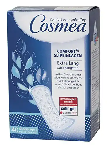 Cosmea-Slipeinlagen COSMEA Comfort Plus Slipeinlagen extra lang, 40 Stück