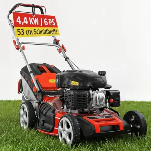 Hecht-Rasenmäher Hecht 5-IN-1 Benzin, Seilzug Starter