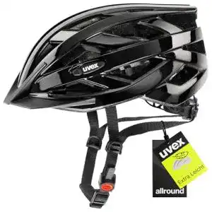 Fahrradhelm Uvex Unisex – Erwachsene, i-vo , black, 56-60 cm
