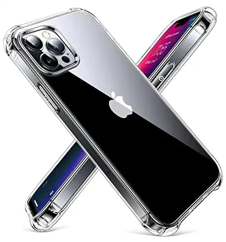 iPhone-13-pro-Hülle transparent CANSHN Clear für iPhone 13 Pro