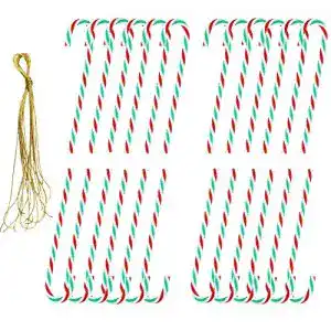 Zuckerstange Ambolio 24 Stück, Weihnachtsbaumschmuck