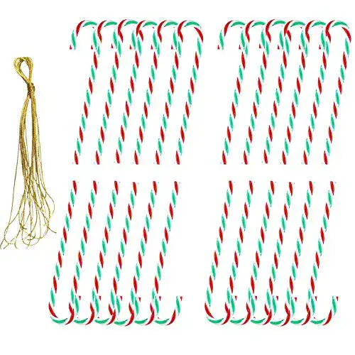 Zuckerstange Ambolio 24 Stück, Weihnachtsbaumschmuck
