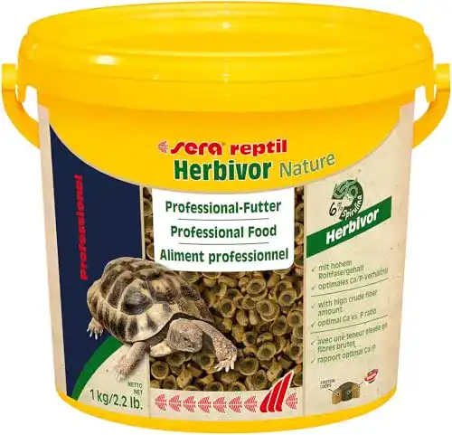 Die beste Schildkröten-Futter sera reptil Professional Herbivor Nature 3,8 L 2026 Test Bestseller Schildkröten-Futter sera reptil Professional Herbivor Nature 3,8 L