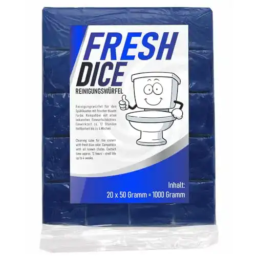 Wasserkastenwürfel freshdice 20 Stück Chlorfrei reinigend