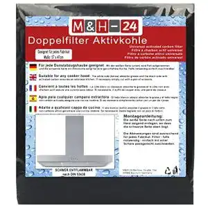 Aktivkohlefilter Dunstabzugshaube M&H-24 Filter + Fettfilter