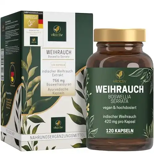 Weihrauch-Kapseln Vitactiv Natural Nutrition WEIHRAUCH