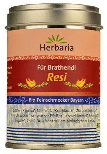 Hähnchengewürz Herbaria “Resi” Brathendl, 90 g Dose – Bio