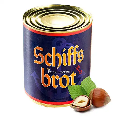Dosenbrot “Schrader” Schiffsbrot Büchsenbrot Haselnuss 6 x 500 g