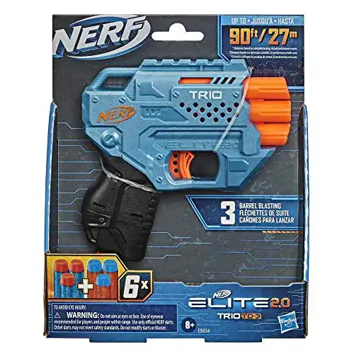 Nerf-Elite NERF Elite 2.0 Trio TD-3 Blaster – Enthält 6 Darts