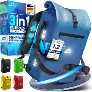 Fahrradtasche wasserdicht Nextcover ® NEU 3in1 Fahrradtasche