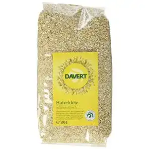 Haferkleie Davert, 4er Pack (4 x 500 g) – Bio