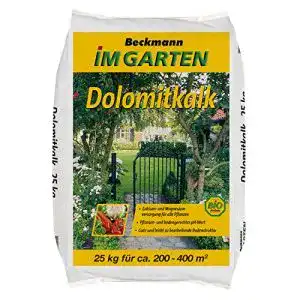 Rasenkalk Beckmann Dolomitkalk Gartenkalk 25 kg