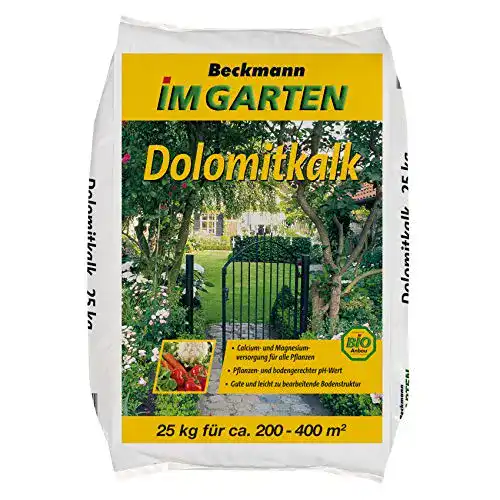 Rasenkalk Beckmann Dolomitkalk Gartenkalk 25 kg