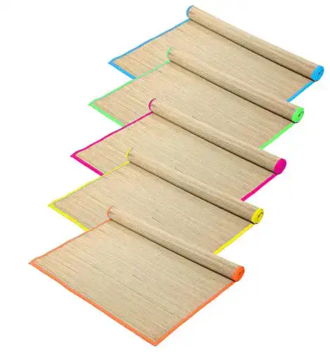 Strandmatte HAC24 5X Strohmatten Strand Bastmatten Liegematte