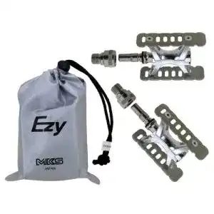 MKS-Pedale MKS Pedal Steckpedale Clip-On abnehmbar mit Tasche