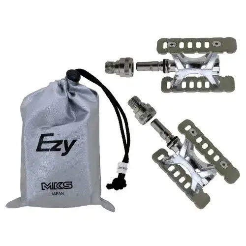 MKS-Pedale MKS Pedal Steckpedale Clip-On abnehmbar mit Tasche