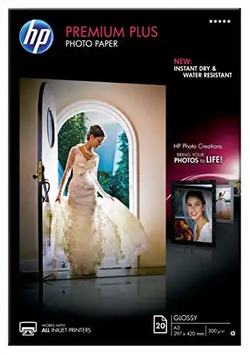 Fotopapier A3 HP Premium Plus-Fotopapier, glänzend, 20 Blatt