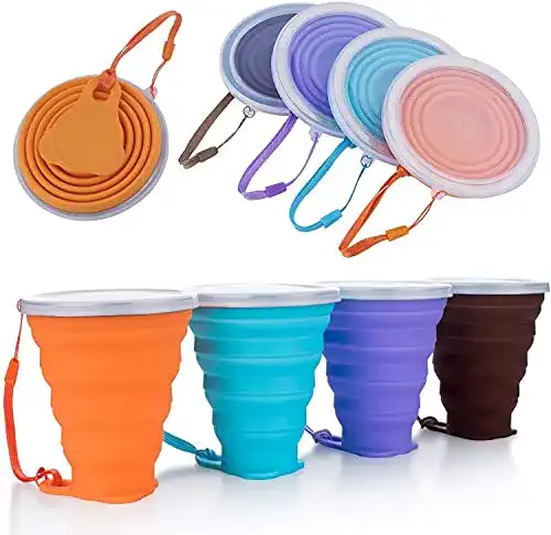 Die beste Faltbarer Kaffeebecher DEHUB Faltbare Tasse Silikon, 270ml 2026 Test Bestseller Faltbarer Kaffeebecher DEHUB Faltbare Tasse Silikon, 270ml