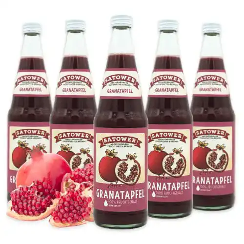 Granatapfelsaft Satower Mosterei Original Satower – 12x 0,7l