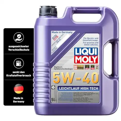 Motoröl 5w40 Liqui Moly 3864 Leichtlauf High Tech 5W-40 5 l