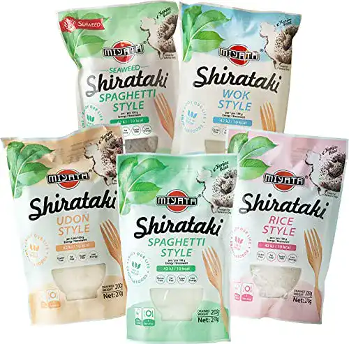 Konjak-Nudeln Miyata Shirataki Mischkarton, (1 x 1350 g)