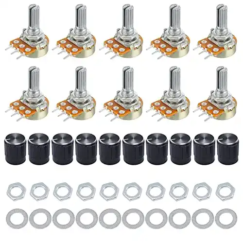 Potentiometer Lewttyer 10Pcs Dreh Joystick 10K Set Linear Taper