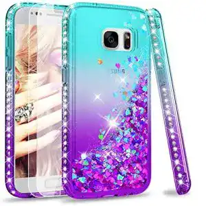 Samsung-Galaxy-S7-Hülle LeYi Hülle Galaxy S7 Glitzer Handyhülle
