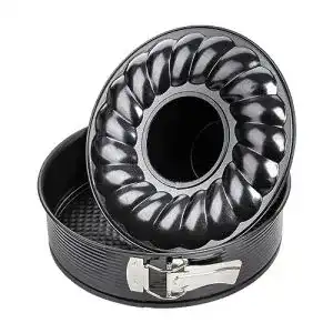 Springform Zenker Flach- und Rohrboden Ø 28 cm, mit 2 Böden