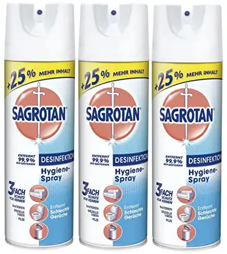 Desinfektionsmittel (500ml) Sagrotan Hygiene-Spray, 3 x 500 ml