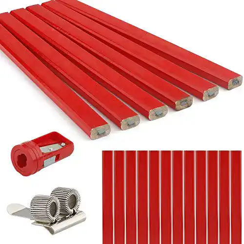 Zimmermannsbleistift Rybtd e Rot 20 Stück Bleistift 177MM