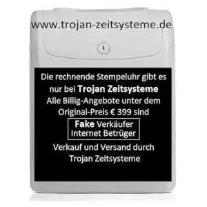 Stempeluhr Trojan Zeitsysteme Rechnende ET401MT/C