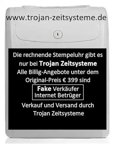 Stempeluhr Trojan Zeitsysteme Rechnende ET401MT/C