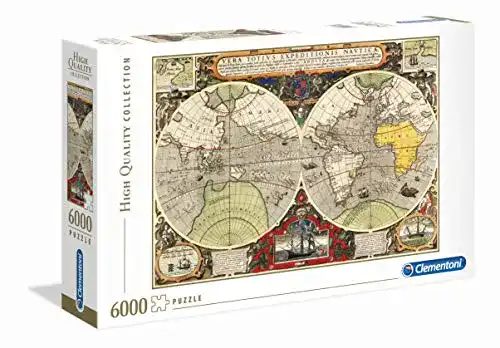 Clementoni-Puzzle Clementoni 32557 Antike See-Karte 6000 Teile