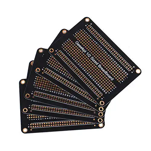 Breadboard GeeekPi 5 Stk Proto Platine Vergoldet Experimental
