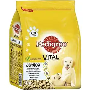 Welpen-Trockenfutter PEDIGREE Junior mit Huhn und Reis, 3 x 3kg