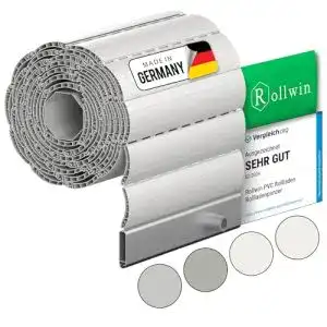 Rollladenpanzer Rollwin Rolladen PVC nach Maß, Kunststoff