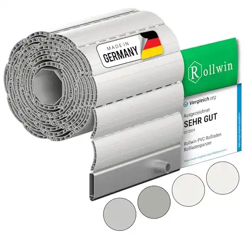 Rollladenpanzer Rollwin Rolladen PVC nach Maß, Kunststoff