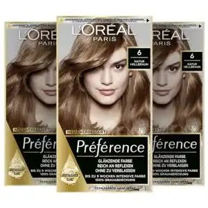 Haarfarbe hellbraun L’Oréal Paris Permanente Haarfarbe
