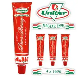 Paprikapaste UNIVER Sparset Paprikacreme scharf 4 x 160g