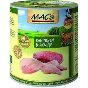 MACs-Hundefutter Mac’s Macs Dog Kaninchen. Gemüse 6 x