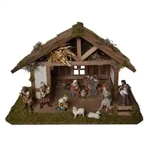 Weihnachtskrippe Alfred Kolbe Krippen 1417, Braun, 59x30x30cm