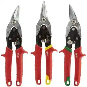 Blechscheren Milwaukee Metal Snips Triple Pack Promo-Set 3-teilig