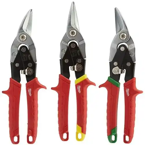 Blechscheren Milwaukee Metal Snips Triple Pack Promo-Set 3-teilig