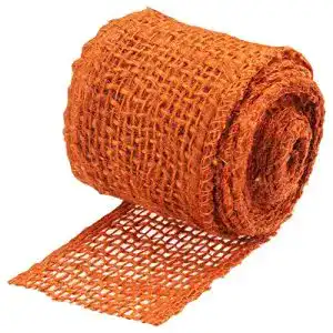 Juteband Connex Jute-Band 6 cm x 3 m, Orange