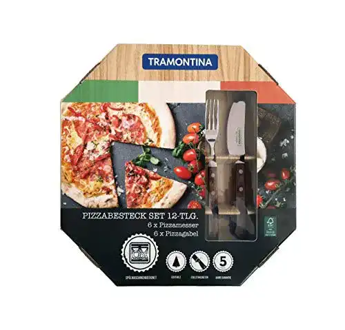 Pizzabesteck Tramontina, Pizzaset, rostfreier Edelstahl, 12-teilig