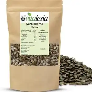 Kürbiskerne Vitalesia geschält grün | Kürbis Kerne 1000g
