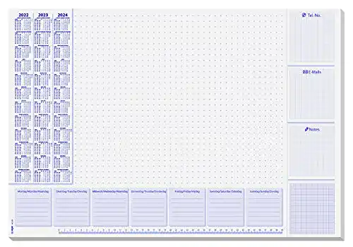 Schreibtischunterlage Sigel HO355 Papier, ca. DIN A2, 30 Blatt