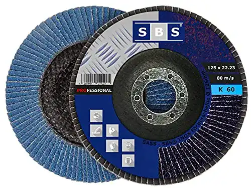 Fächerscheiben 125 SBS Fächerscheiben, ø 125 mm, Korn 60